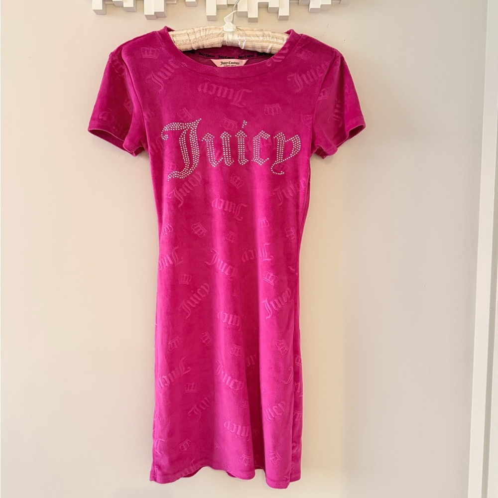 Juicy Couture Fuchsia Velour Dress